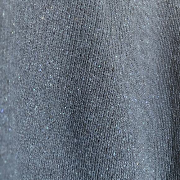 Aritzia Wilfred Italian Yarn Wool Blend Sweater NavyZip Back Med Dark Academia - Picture 6 of 9